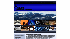 What Orioninsgroup.com website looked like in 2018 (5 years ago)