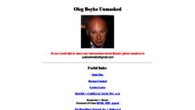 What Olegvboyko.website website looked like in 2018 (5 years ago)