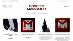 What Oggettomassonico.com website looked like in 2018 (5 years ago)