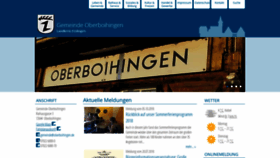 What Oberboihingen.de website looked like in 2018 (5 years ago)