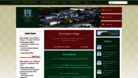 What Otc.school.nz website looked like in 2018 (5 years ago)