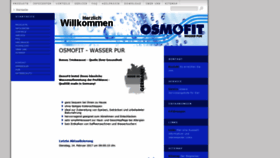 What Osmofit.de website looked like in 2018 (5 years ago)