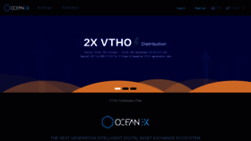 What Oceanex.pro website looked like in 2018 (5 years ago)