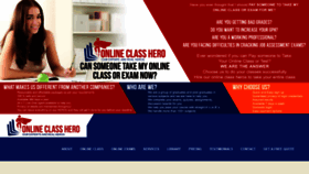 What Onlineclasshero.com website looked like in 2018 (5 years ago)