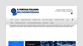 What Ozono-terapia.org website looked like in 2018 (5 years ago)