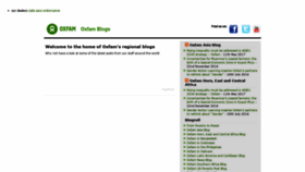 What Oxfamblogs.org website looked like in 2018 (6 years ago)