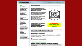 What Oekoreferat.de website looked like in 2018 (5 years ago)