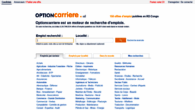 What Optioncarriere.cd website looked like in 2018 (5 years ago)