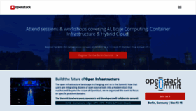 What Openstack.cn website looked like in 2018 (5 years ago)