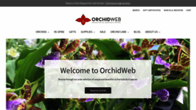 What Orchidweb.com website looked like in 2018 (5 years ago)