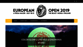 What Opendiscgolf.com website looked like in 2018 (5 years ago)