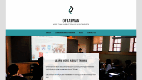 What Oftaiwan.org website looked like in 2018 (5 years ago)
