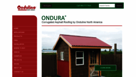 What Ondura.com website looked like in 2018 (5 years ago)