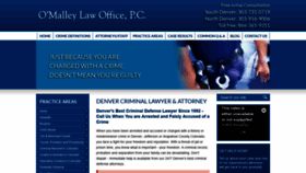 What Omalleylawoffice.com website looked like in 2018 (5 years ago)