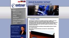 What Ostnar.pl website looked like in 2018 (5 years ago)