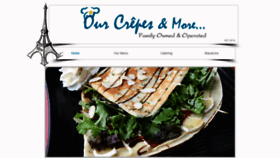 What Ourcrepesandmore.com website looked like in 2018 (5 years ago)