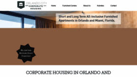 What Orlandocitycorporatehousing.com website looked like in 2018 (5 years ago)