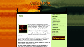 What Onlinelotto.co.za website looked like in 2018 (5 years ago)