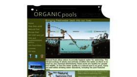 What Organicpools.co.uk website looked like in 2018 (5 years ago)