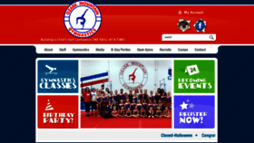 What Ozarkmountaingymnastics.com website looked like in 2018 (5 years ago)