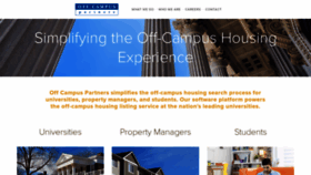 What Offcampuspartners.com website looked like in 2018 (5 years ago)