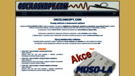 What Osciloskopy.com website looked like in 2018 (5 years ago)