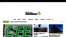 What Oilandgasmagazine.com.mx website looked like in 2018 (5 years ago)