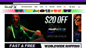 What Officialglofx.com website looked like in 2018 (5 years ago)