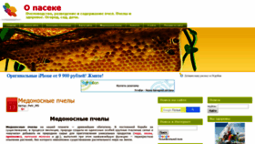 What O-paceke.ru website looked like in 2018 (5 years ago)