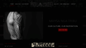 What Onetribetattoo.com website looked like in 2018 (5 years ago)