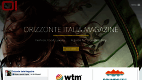 What Orizzonteitalia.com website looked like in 2018 (5 years ago)