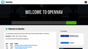 What Opennav.com website looked like in 2018 (5 years ago)
