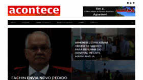 What Oacontece.com.br website looked like in 2018 (5 years ago)
