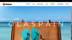 What Olaspain.com website looked like in 2018 (5 years ago)