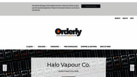 What Orderlydistro.co.uk website looked like in 2018 (5 years ago)