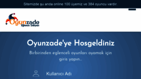 What Oyunzade.com website looked like in 2018 (5 years ago)