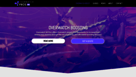 What Overwatchsrpros.com website looked like in 2018 (5 years ago)