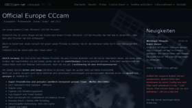 What Oecccam.net website looked like in 2018 (5 years ago)
