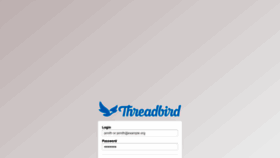 What Orders.threadbird.com website looked like in 2018 (5 years ago)