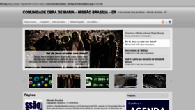 What Obrademariabrasilia.com website looked like in 2018 (5 years ago)