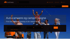 What Out2camp.dk website looked like in 2018 (5 years ago)