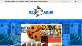 What Ozaqua.com.au website looked like in 2018 (5 years ago)