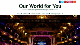 What Ourworldforyou.com website looked like in 2018 (5 years ago)