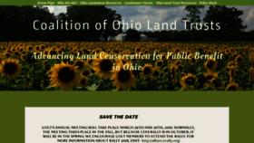 What Ohiolandtrusts.org website looked like in 2018 (5 years ago)