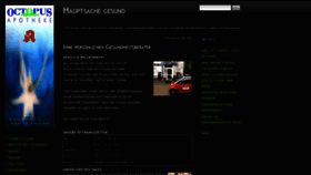 What Octopus-apotheke.de website looked like in 2018 (5 years ago)
