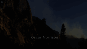 What Oscarmorrison.com website looked like in 2018 (5 years ago)