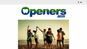 What Openers.beer website looked like in 2018 (5 years ago)