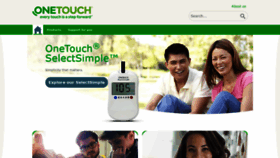 What Onetouch.ph website looked like in 2018 (5 years ago)