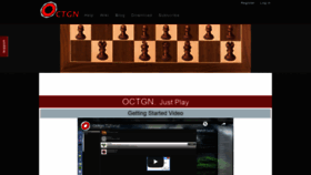 What Octgn.net website looked like in 2018 (5 years ago)