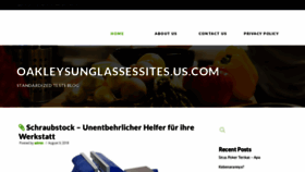 What Oakleysunglassessites.us.com website looked like in 2018 (5 years ago)